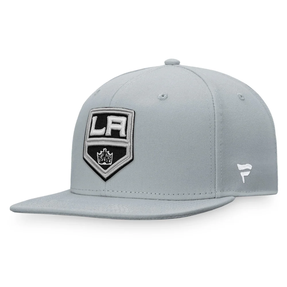 NHL Los Angeles Kings Fanatics Core Snapback Hat - Gray