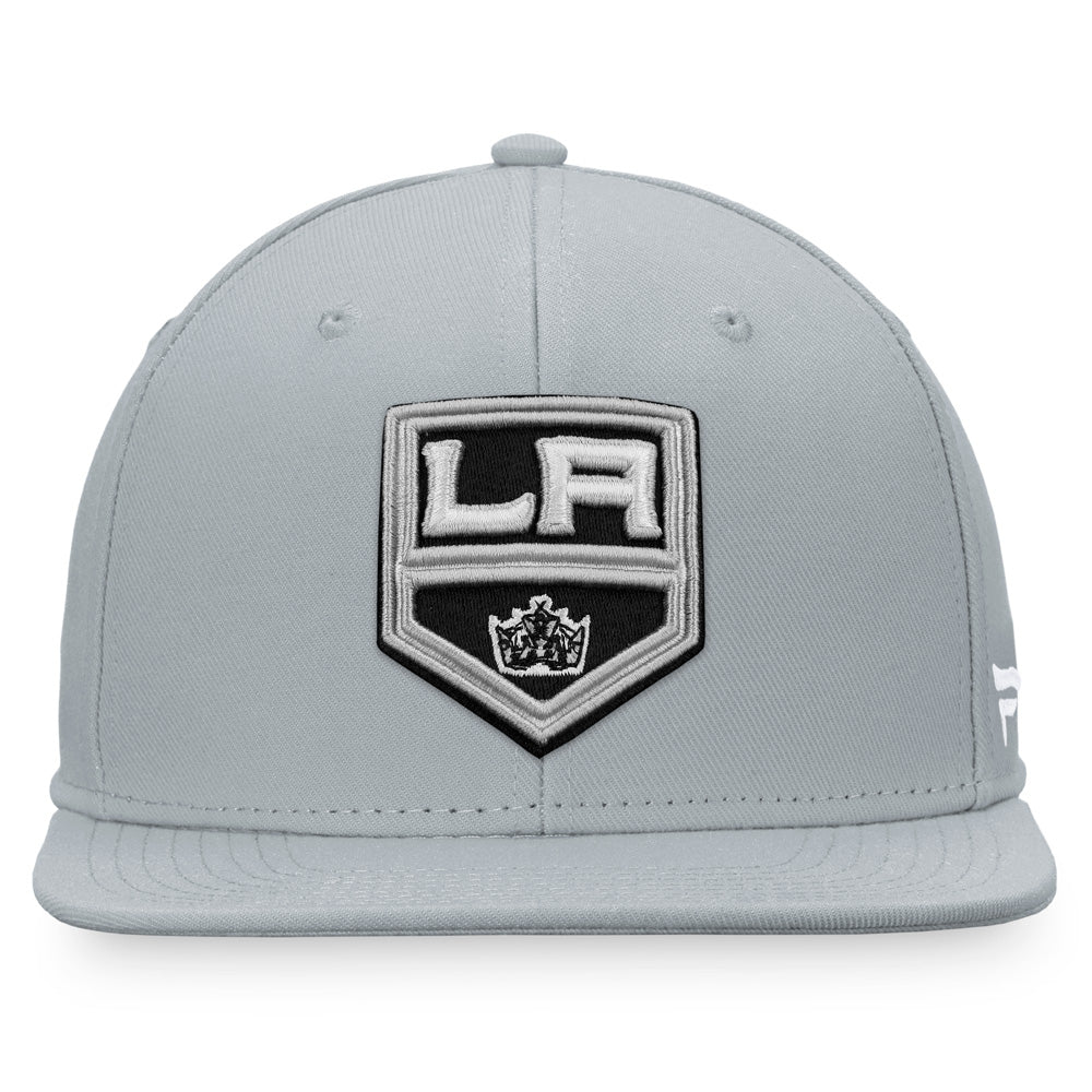 NHL Los Angeles Kings Fanatics Core Snapback Hat - Gray - Image 3