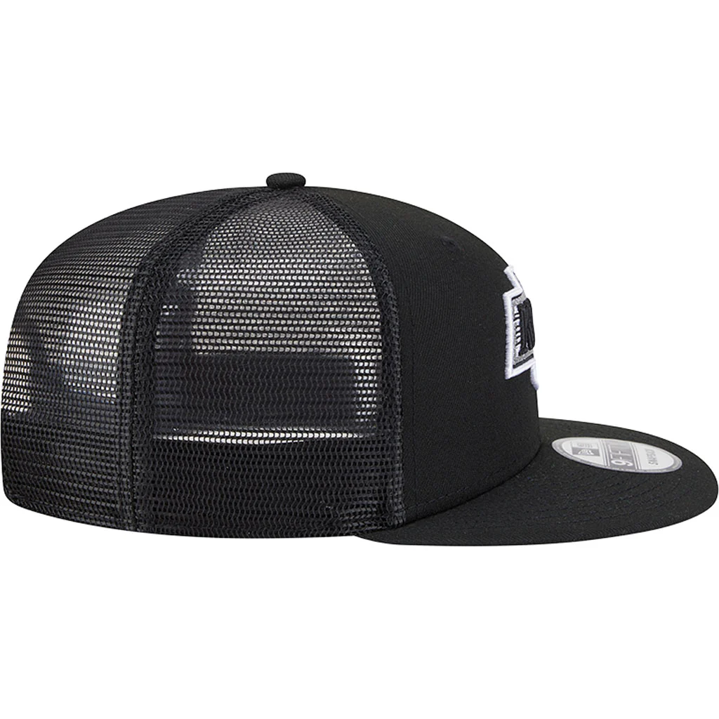 NHL Los Angeles Kings New Era OTC Trucker 9FIFTY Snapback Hat - Black - Image 5