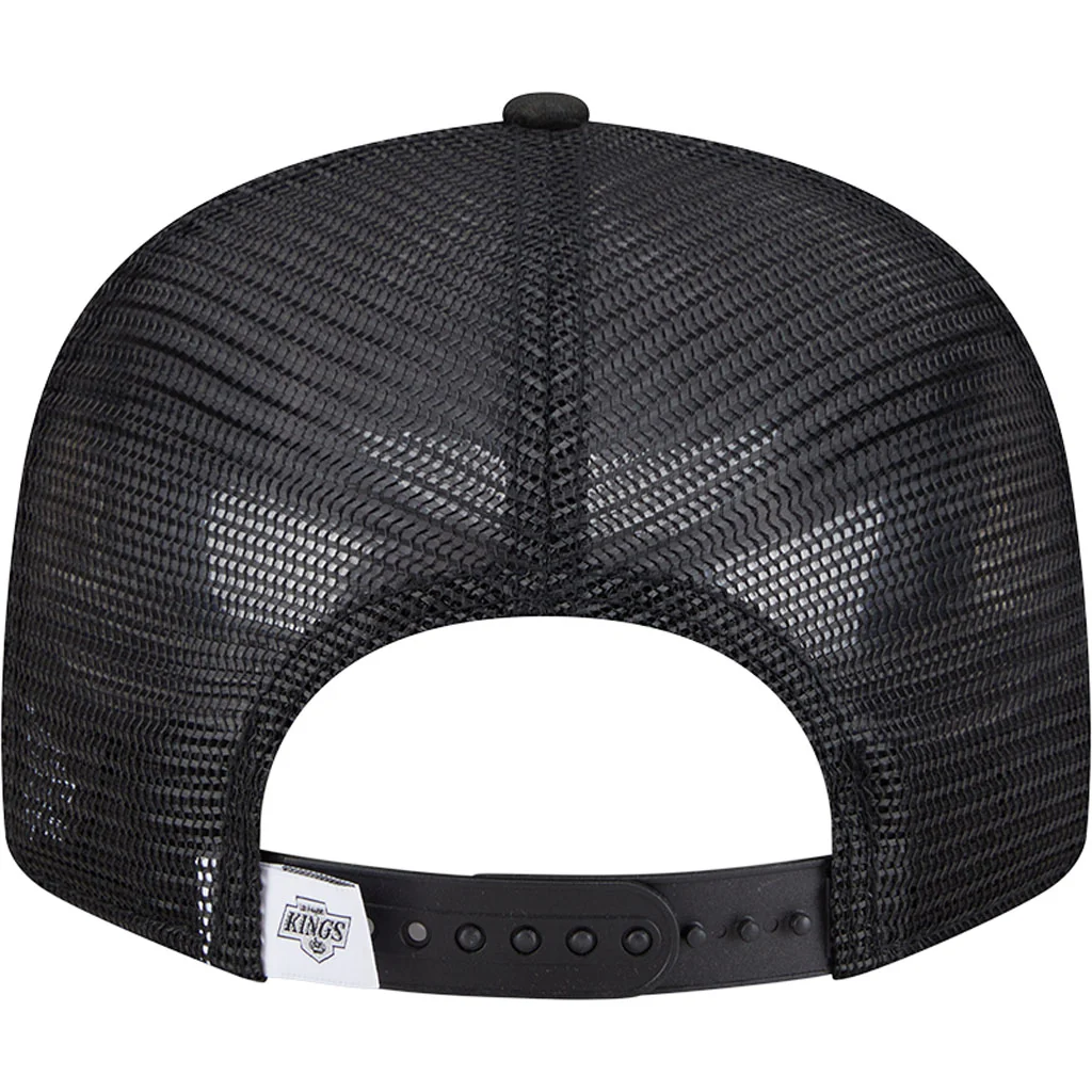 NHL Los Angeles Kings New Era OTC Trucker 9FIFTY Snapback Hat - Black - Image 6