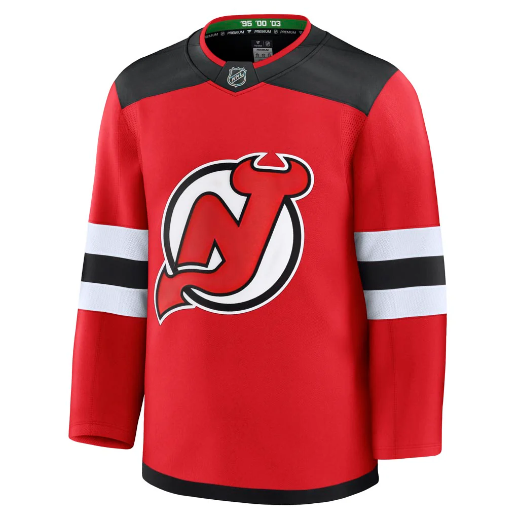 NHL New Jersey Devils Fanatics Home Premium Jersey - Red - Image 2