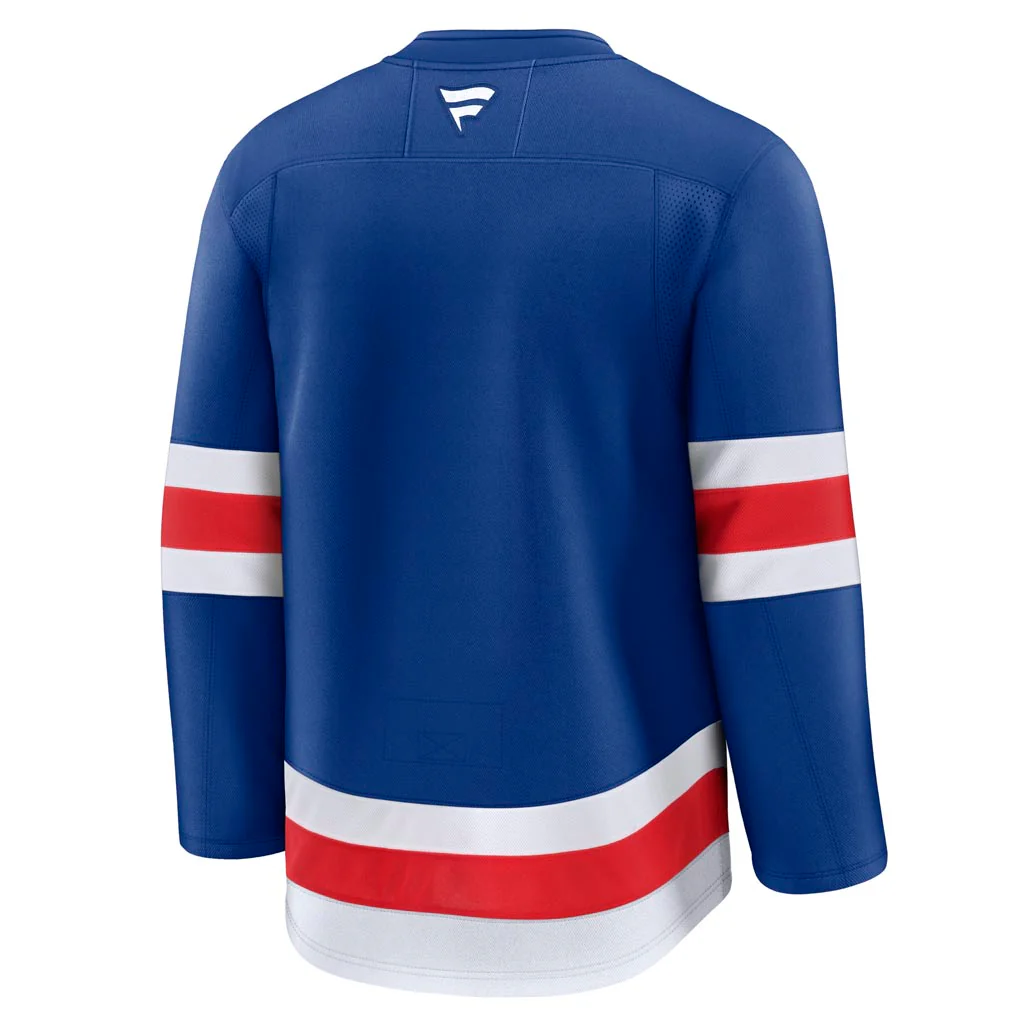 NHL New York Rangers Fanatics Home Premium Jersey - Blue - Image 3