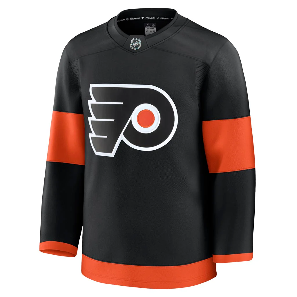 NHL Philadelphia Flyers Fanatics Alternate Premium Jersey - Black - Image 2