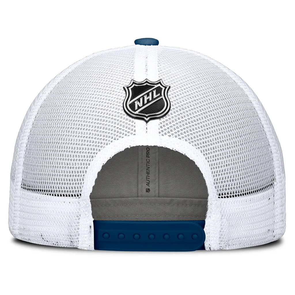 NHL Seattle Kraken Fanatics Authentic Pro Tucker Snapack Hat - Image 2