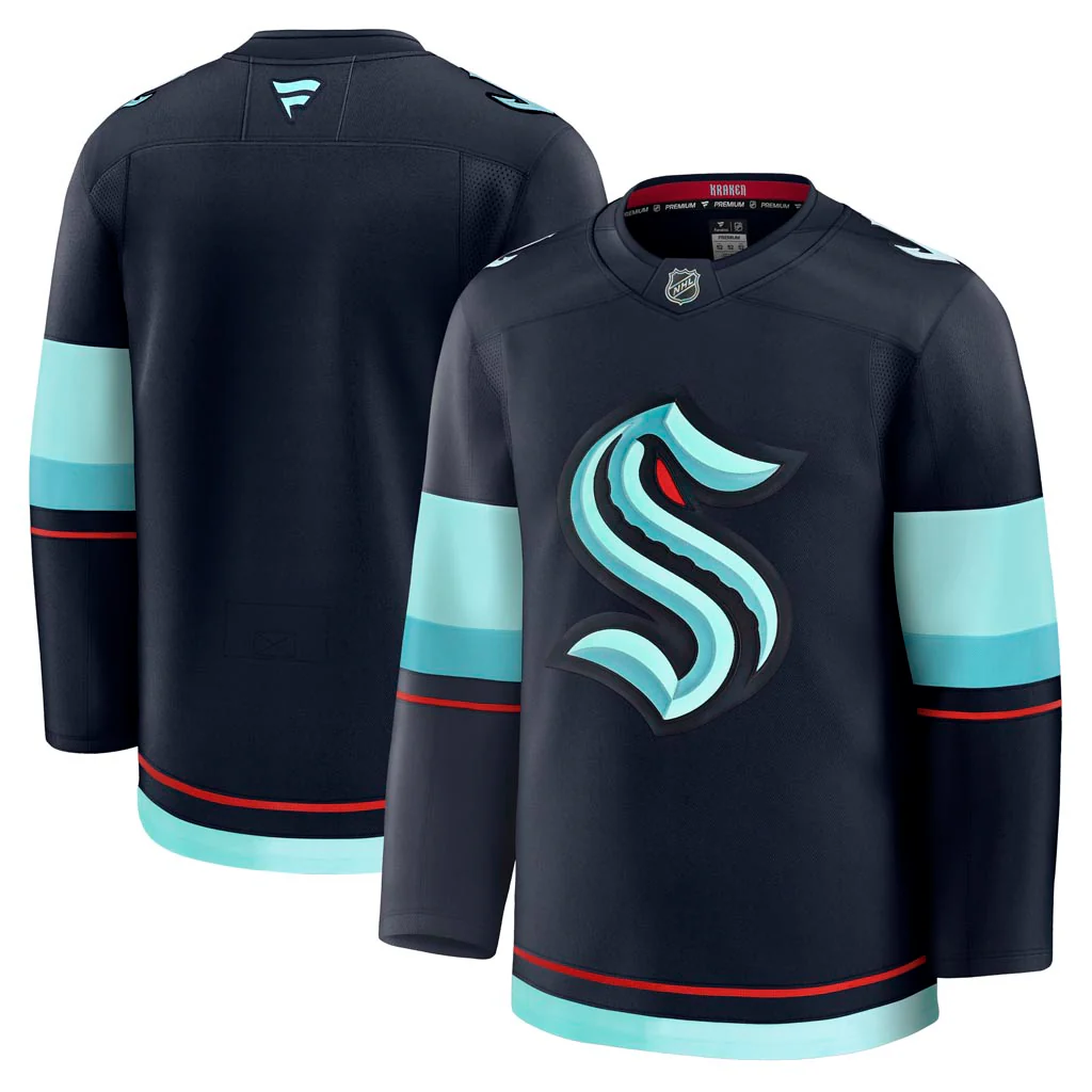 NHL Seattle Kraken Fanatics Home Premium Jersey - Navy