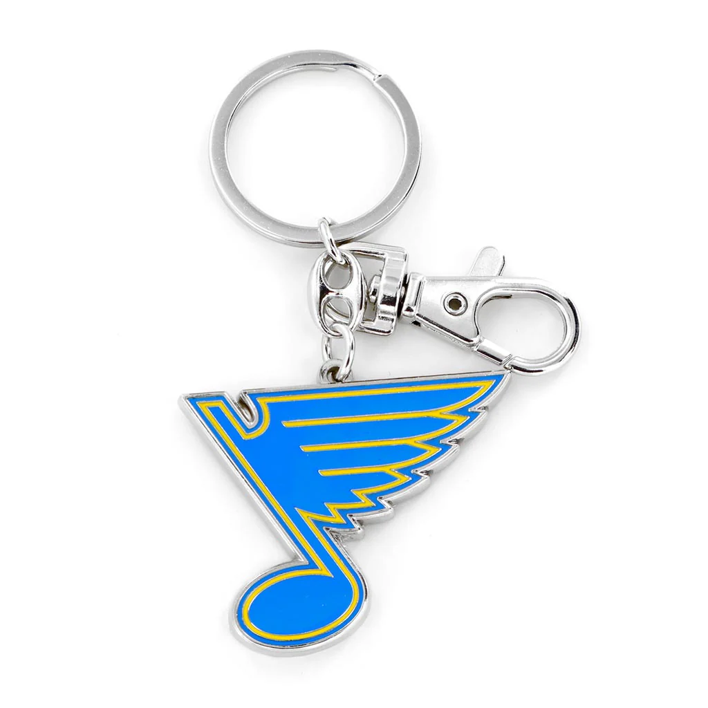 NHL St. Louis Blues Aminco Logo Keychain - Blue