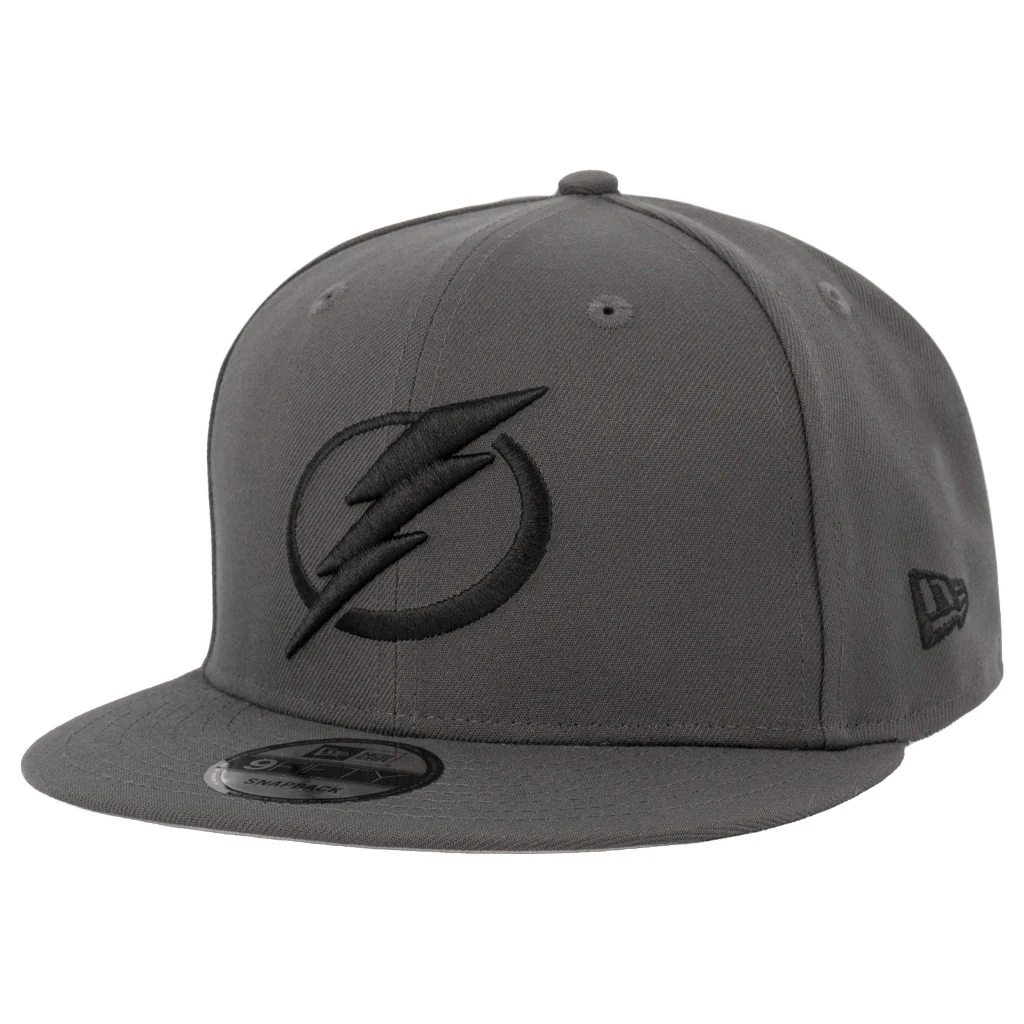 NHL Tampa Bay Lightning New Era Gray Prestige 9FIFTY Snapback Hat - Graphite