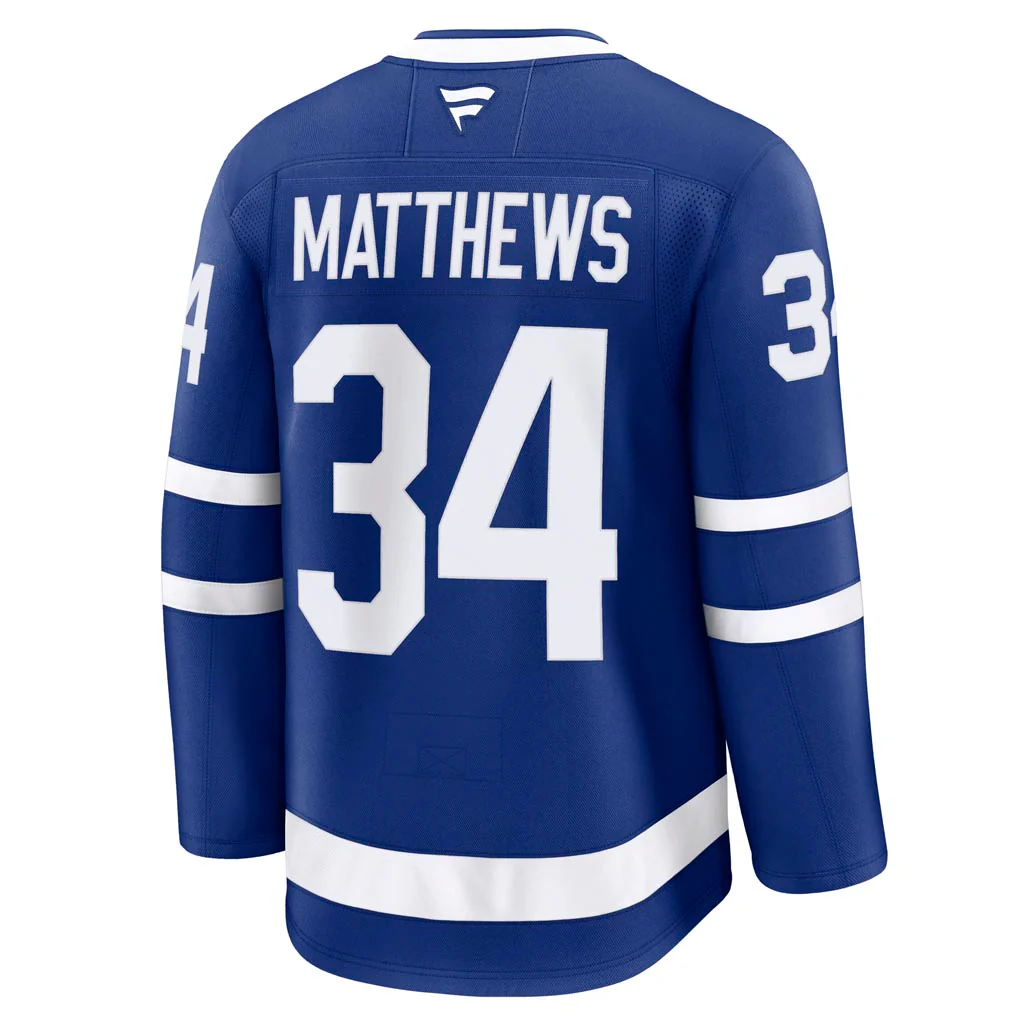 NHL Toronto Maple Leafs Auston Matthews Home Premium Jersey - Blue - Image 3