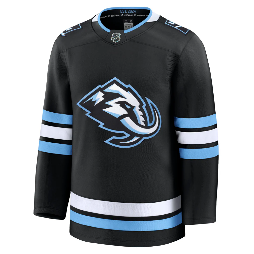 NHL Utah Mammoth Fanatics Home Premium Jersey - Black - Image 2