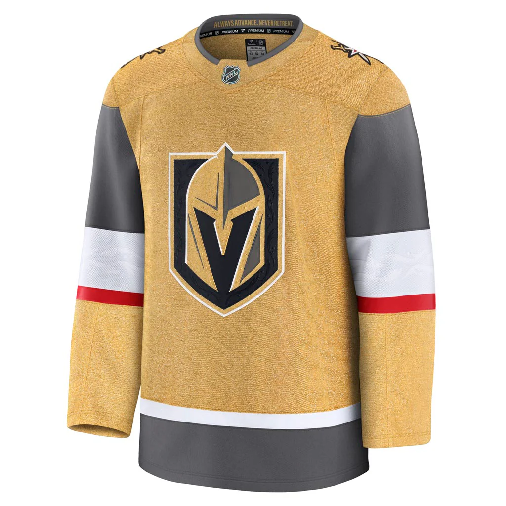 NHL Vegas Golden Knights Fanatics Home Premium Jersey - Gold - Image 2