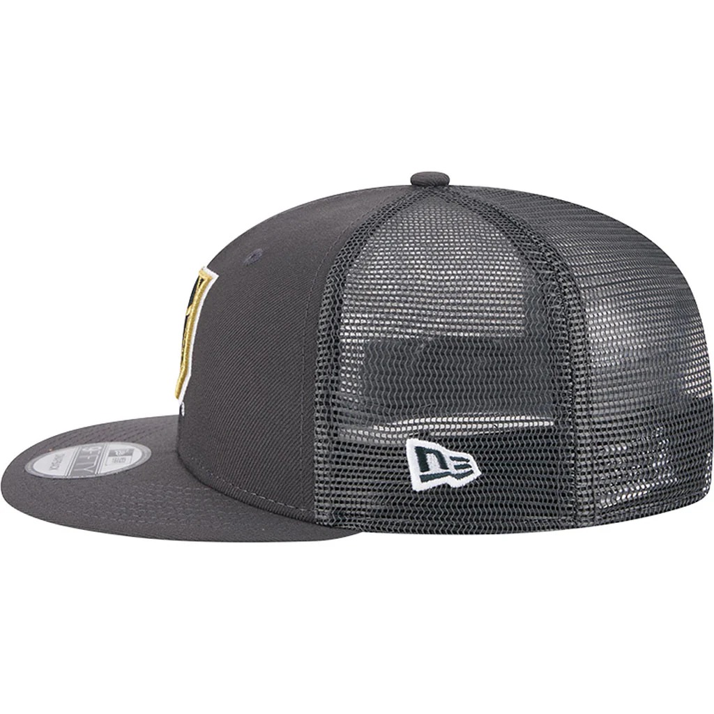 NHL Vegas Golden Knights New Era OTC Trucker 9FIFTY Snapback Hat - Charcoal - Image 4