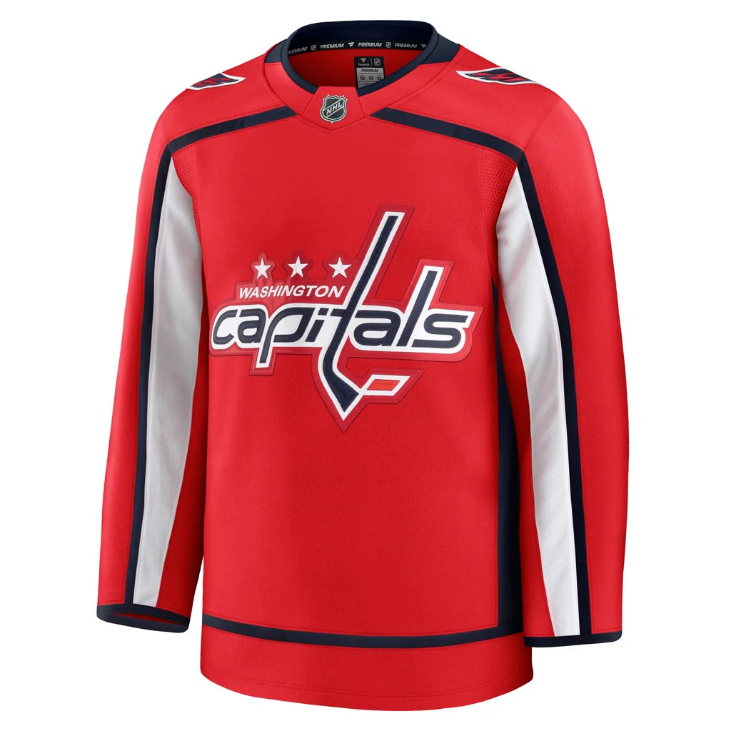 NHL Washington Capitals Fanatics Home Premium Jersey - Red - Image 2