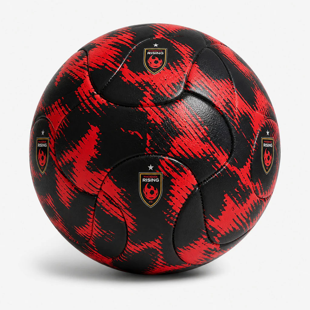 Phoenix Rising 2026 Smoke Small Soccer Ball - Black