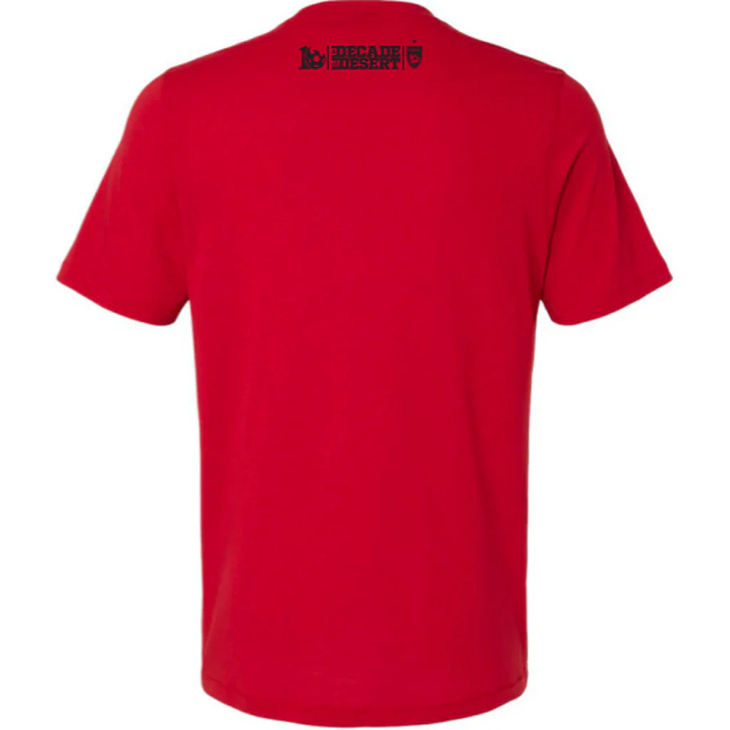 Phoenix Rising adidas Black Shield Black Star Blended T-Shirt - Red - Image 2