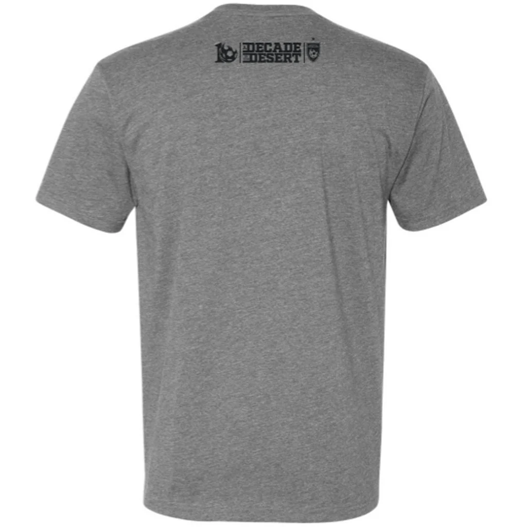 Phoenix Rising adidas Black Shield Black Star T-Shirt - Heather gray - Image 2