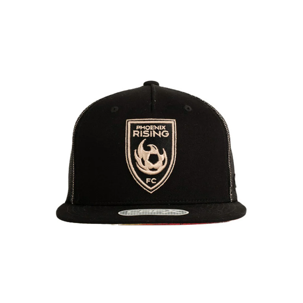 Phoenix Rising CapX Overview X12 Snapback Trucker Hat - Black - Image 2