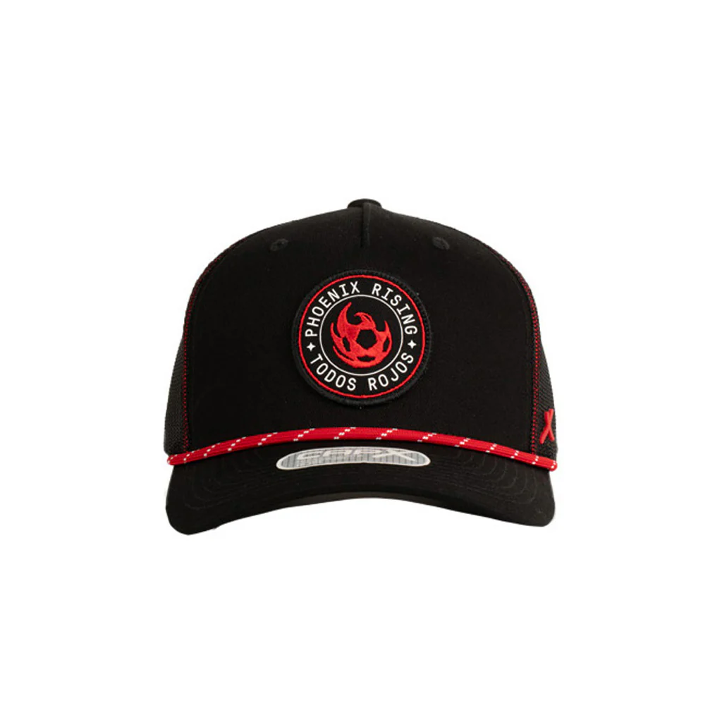 Phoenix Rising CapX Pua X8 Snapback Trucker Hat - Black - Image 2