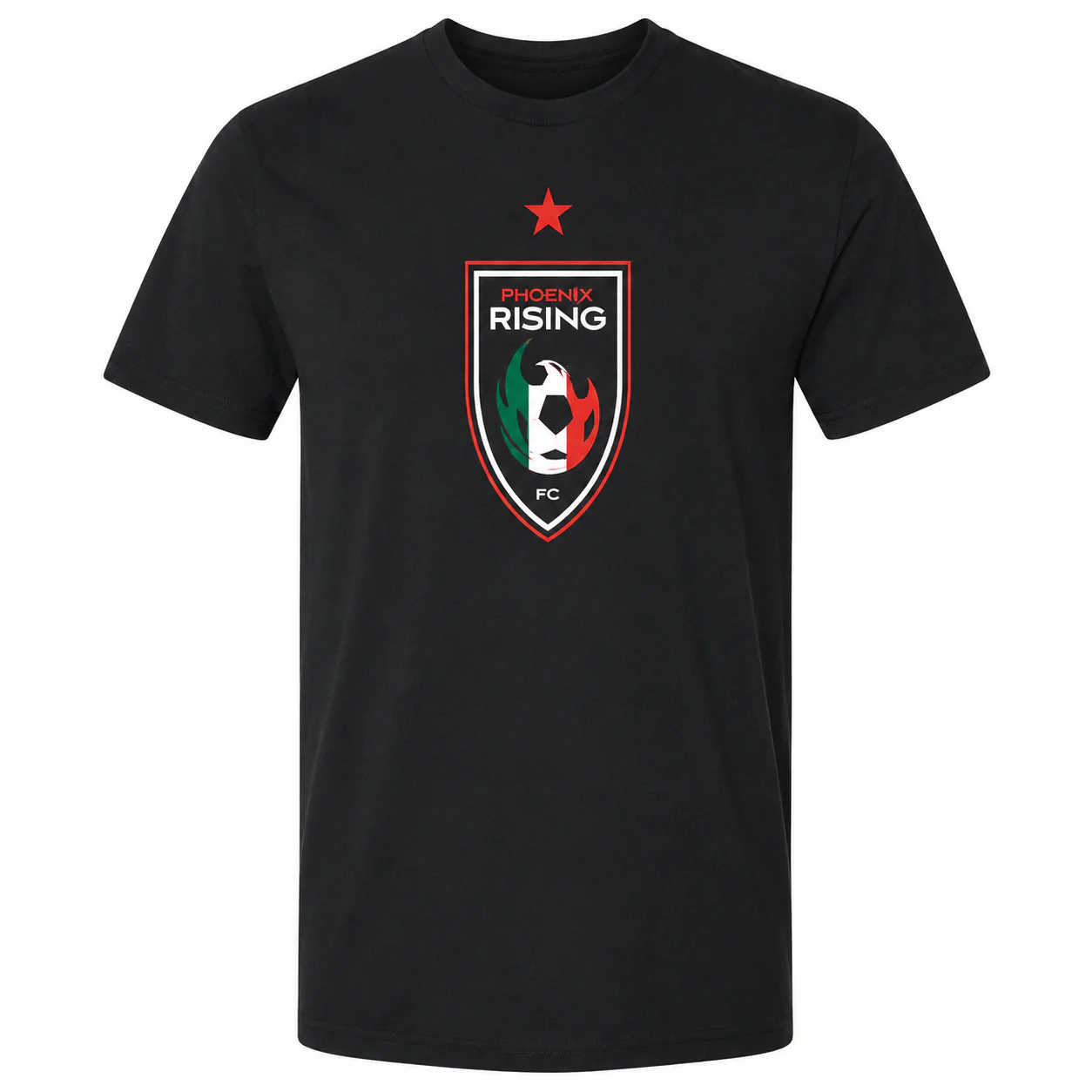 Phoenix Rising Mexico Flag T-Shirt - Black