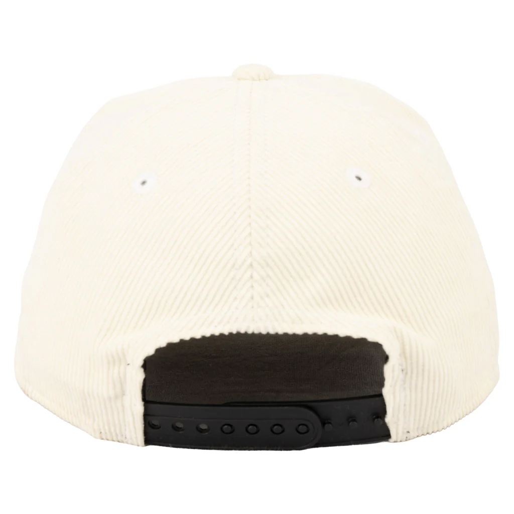 Phoenix Rising New Era Black Logo Corduroy 9TWENTY Snapback Hat - Cream - Image 2