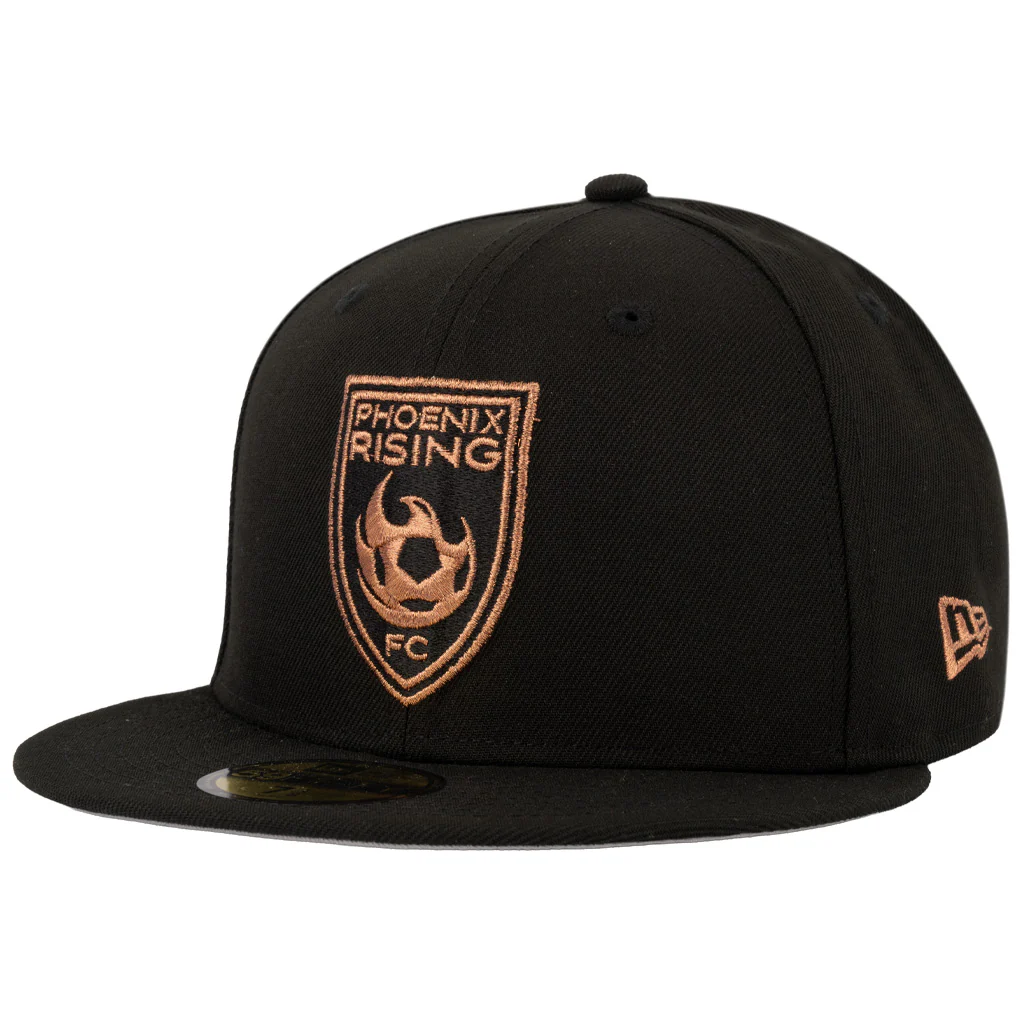 Phoenix Rising New Era Copper 10th Anniversary 59FIFTY Fitted Hat - Black - Image 2