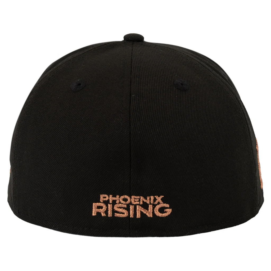 Phoenix Rising New Era Copper 10th Anniversary 59FIFTY Fitted Hat - Black - Image 3