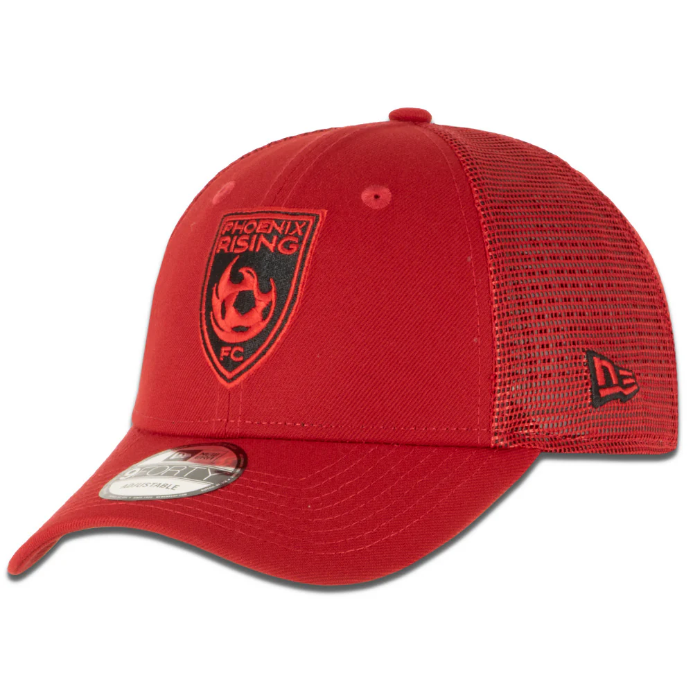 Phoenix Rising New Era Inferno 9FORTY Trucker Adjustable Hat - Red