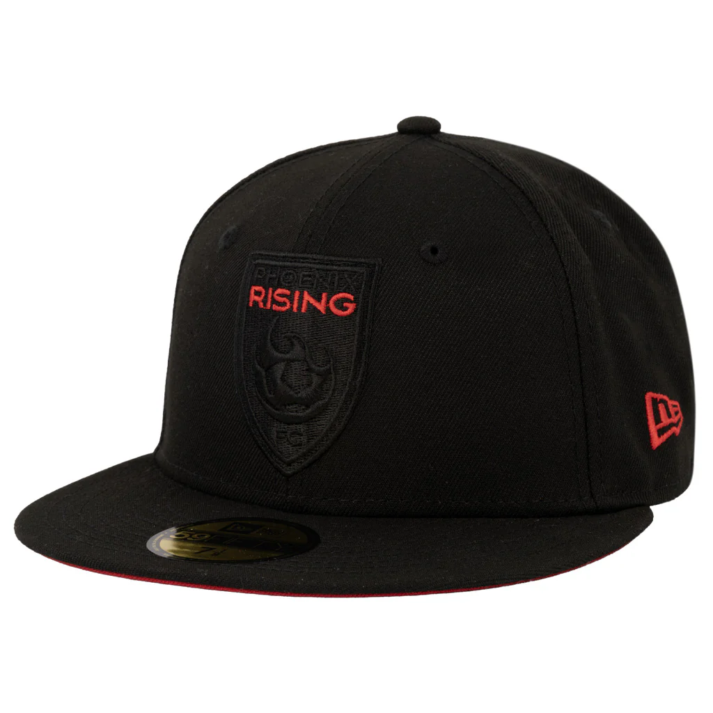 Phoenix Rising New Era Red Under Visor 59FIFTY Fitted Hat - Black - Image 2