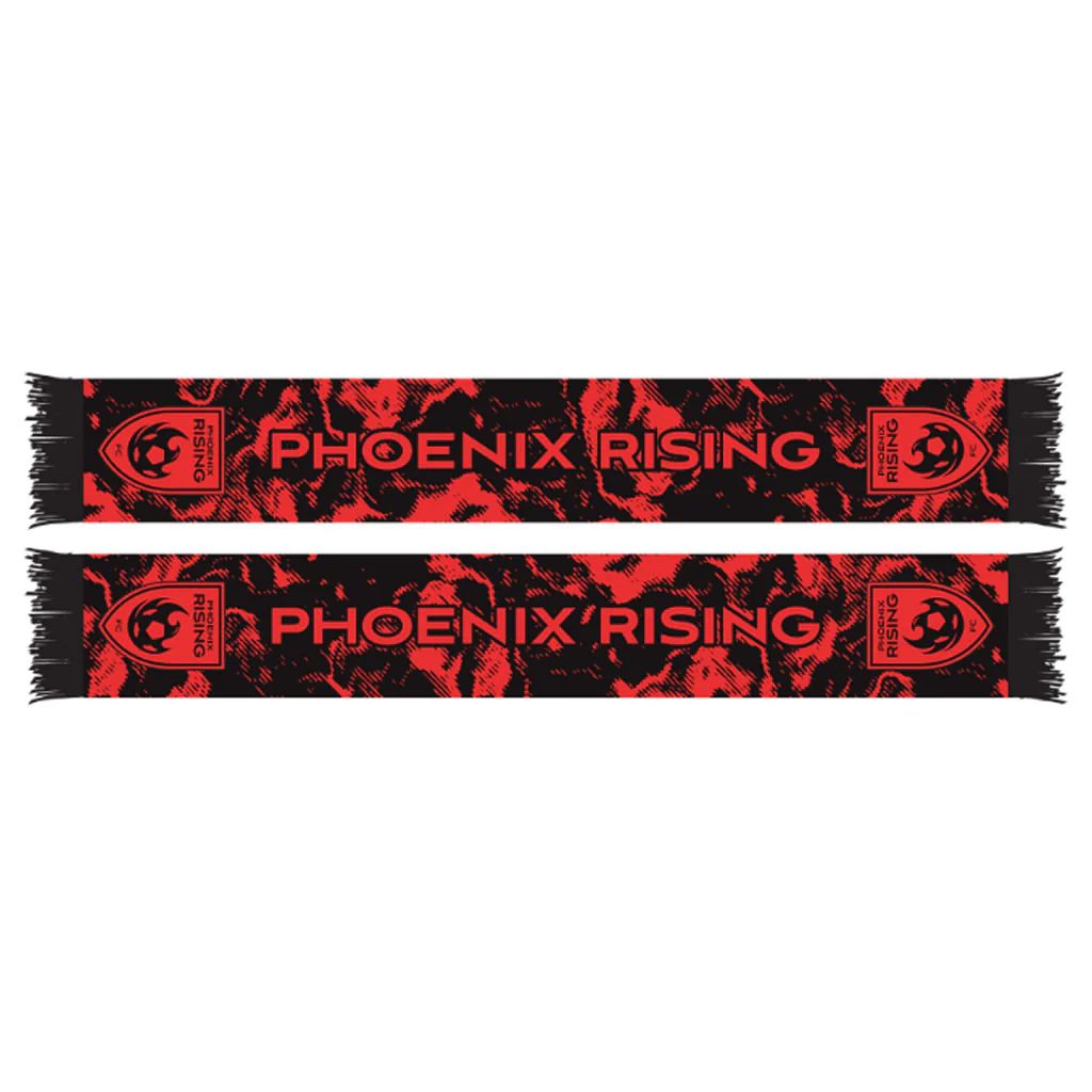 Phoenix Rising Ruffneck 2026 Smoke Summer Scarf - Black