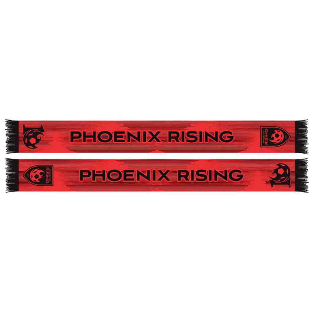 Phoenix Rising Ruffneck 2026 Streak Summer Scarf - Red