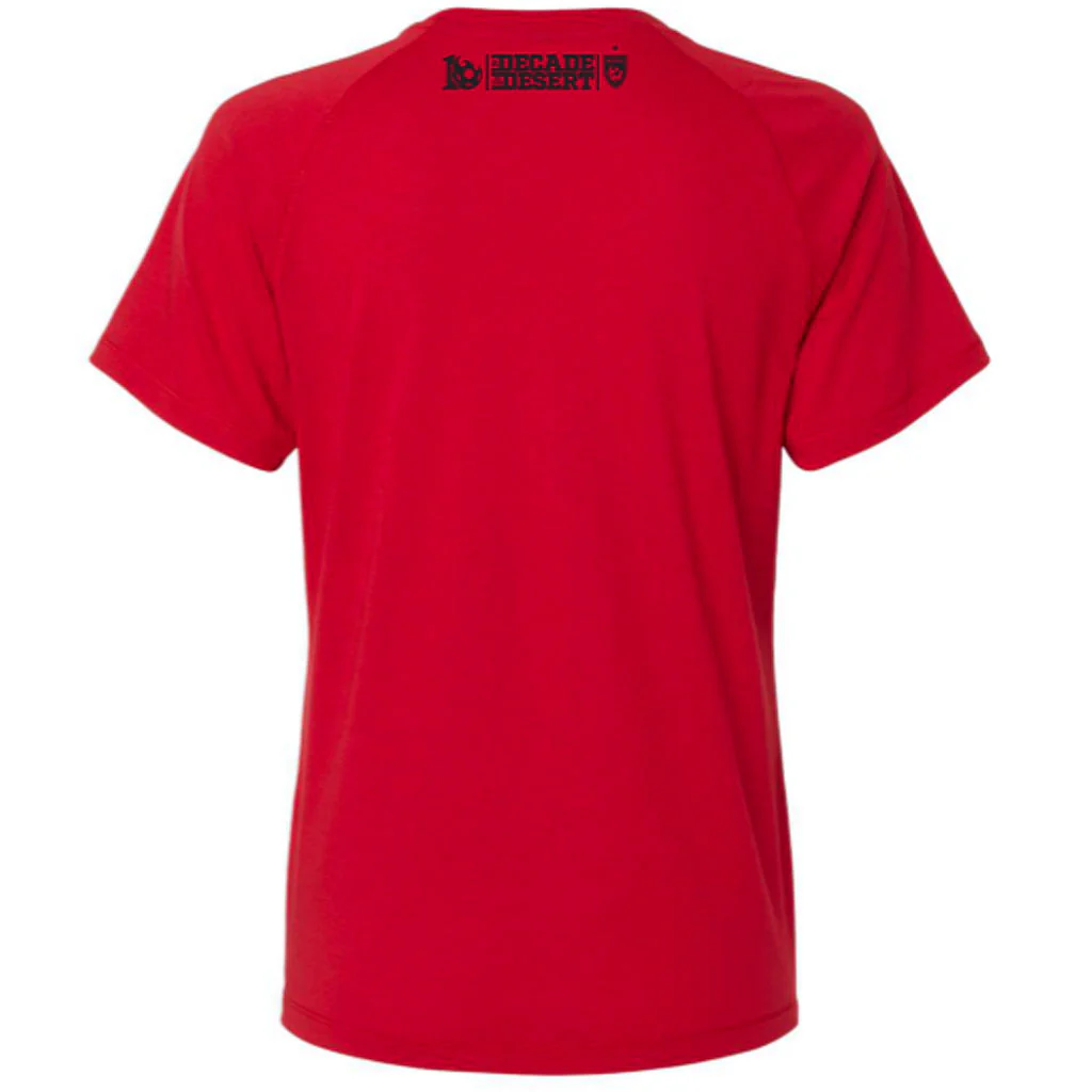 Phoenix Rising Women's adidas Black Shield Black Star Blend T-Shirt - Red - Image 2