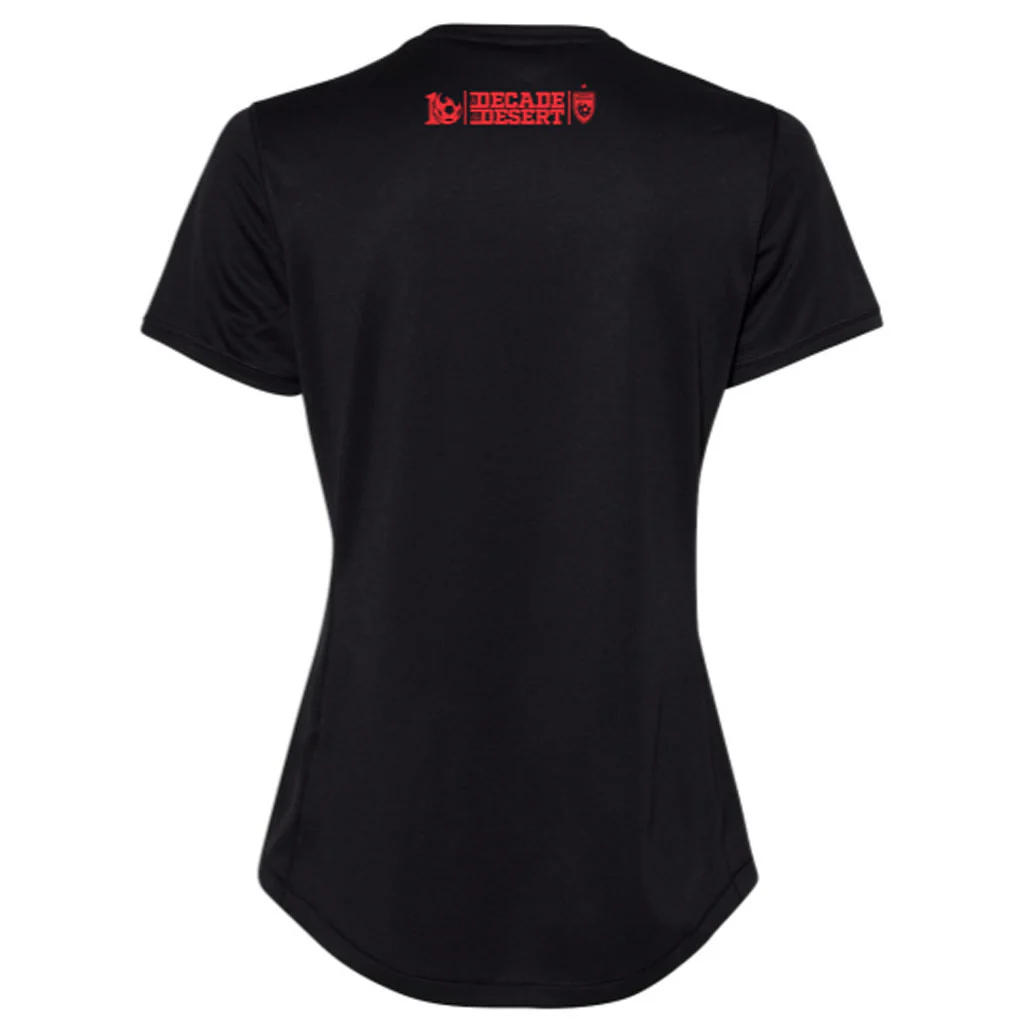 Phoenix Rising Women's adidas Red Shield Red Star Blend T-Shirt - Black - Image 2