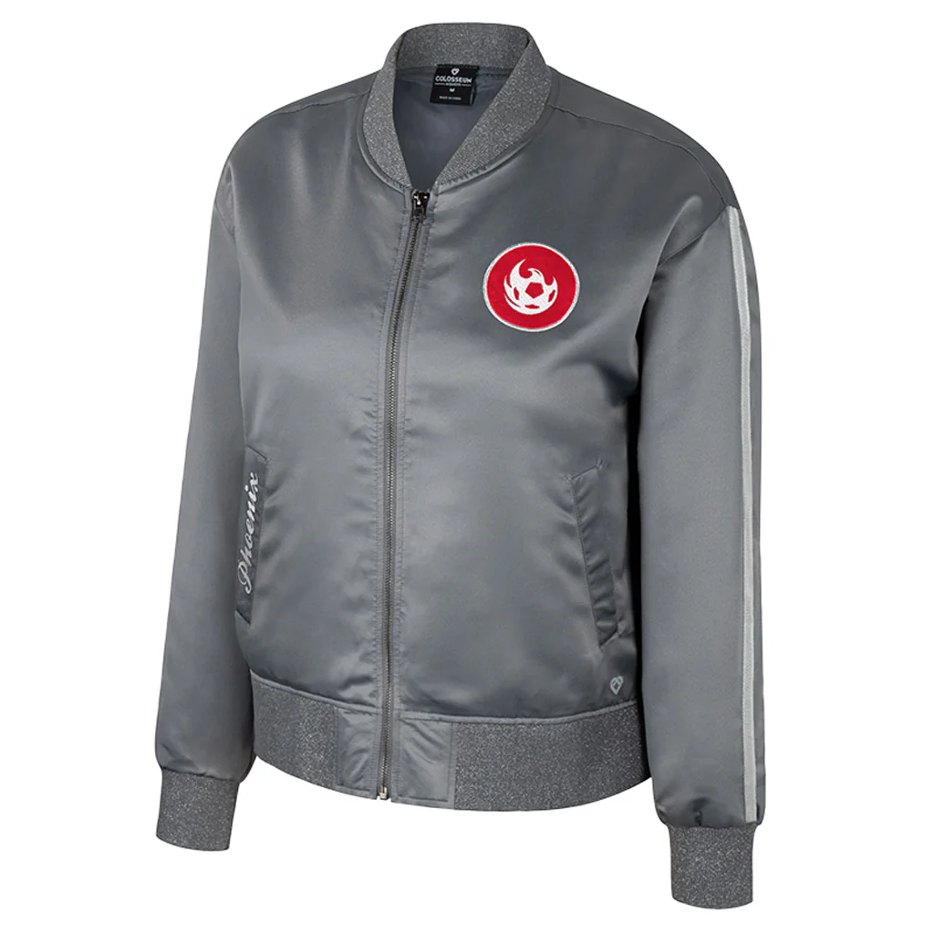 Phoenix Rising Women's Colosseum Romance Glitter Bomber Jacket