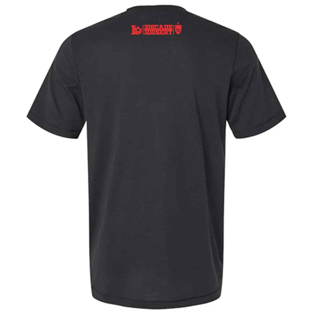 Phoenix Rising Youth adidas Red Shield Red Star T-Shirt - Black - Image 2