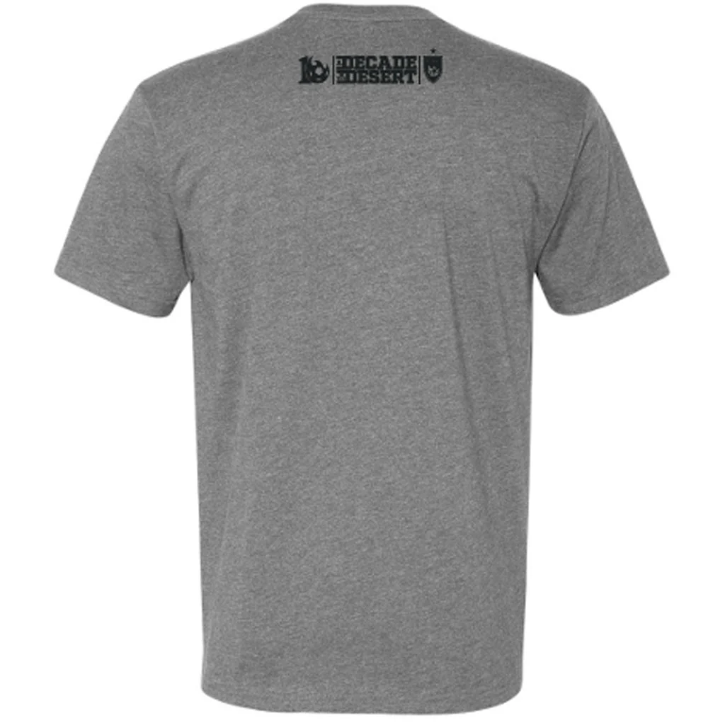 Phoenix Rising Youth Black Shield Black Star T-Shirt - Heather gray - Image 2