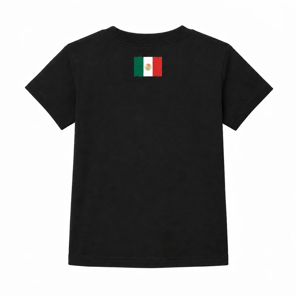Phoenix Rising Youth Mexico Flag T-Shirt - Black - Image 2