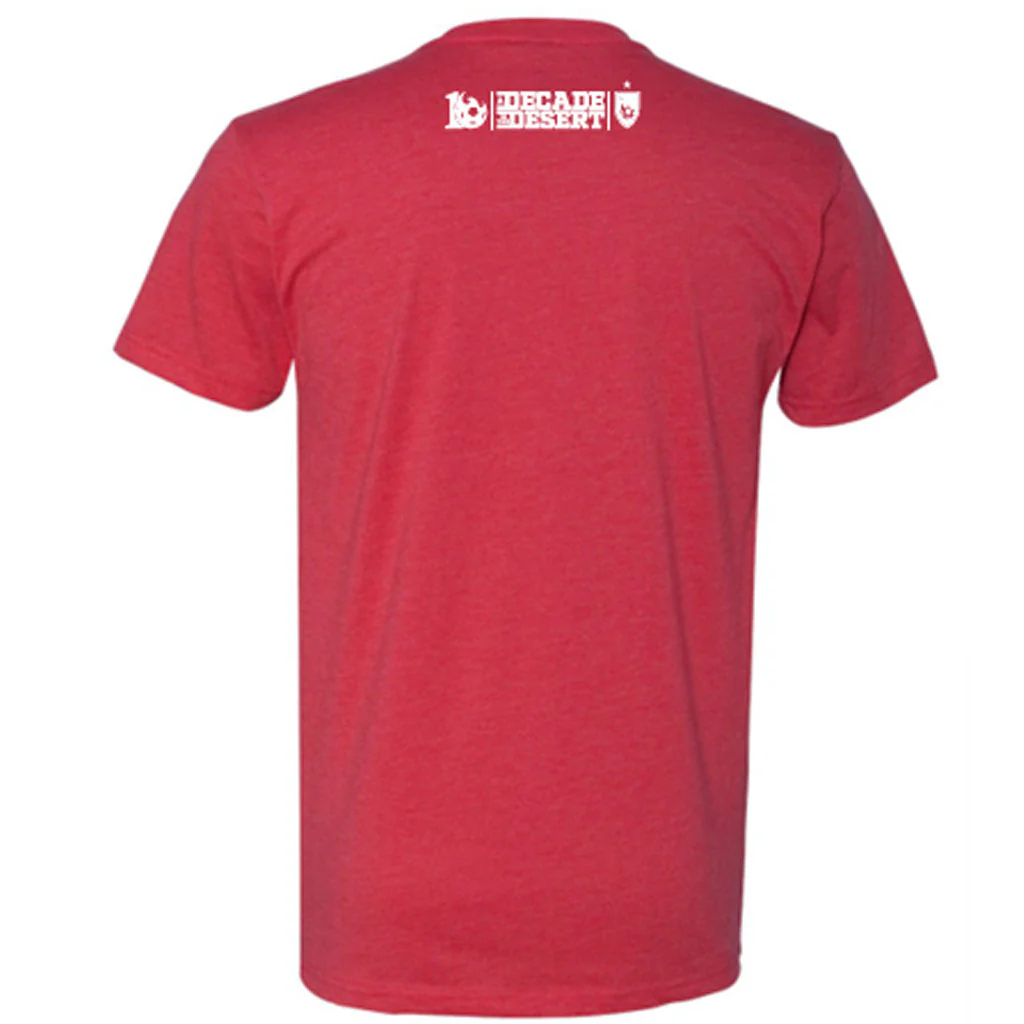 Phoenix Rising Youth Team Color Shield White Star T-Shirt - Red - Image 2