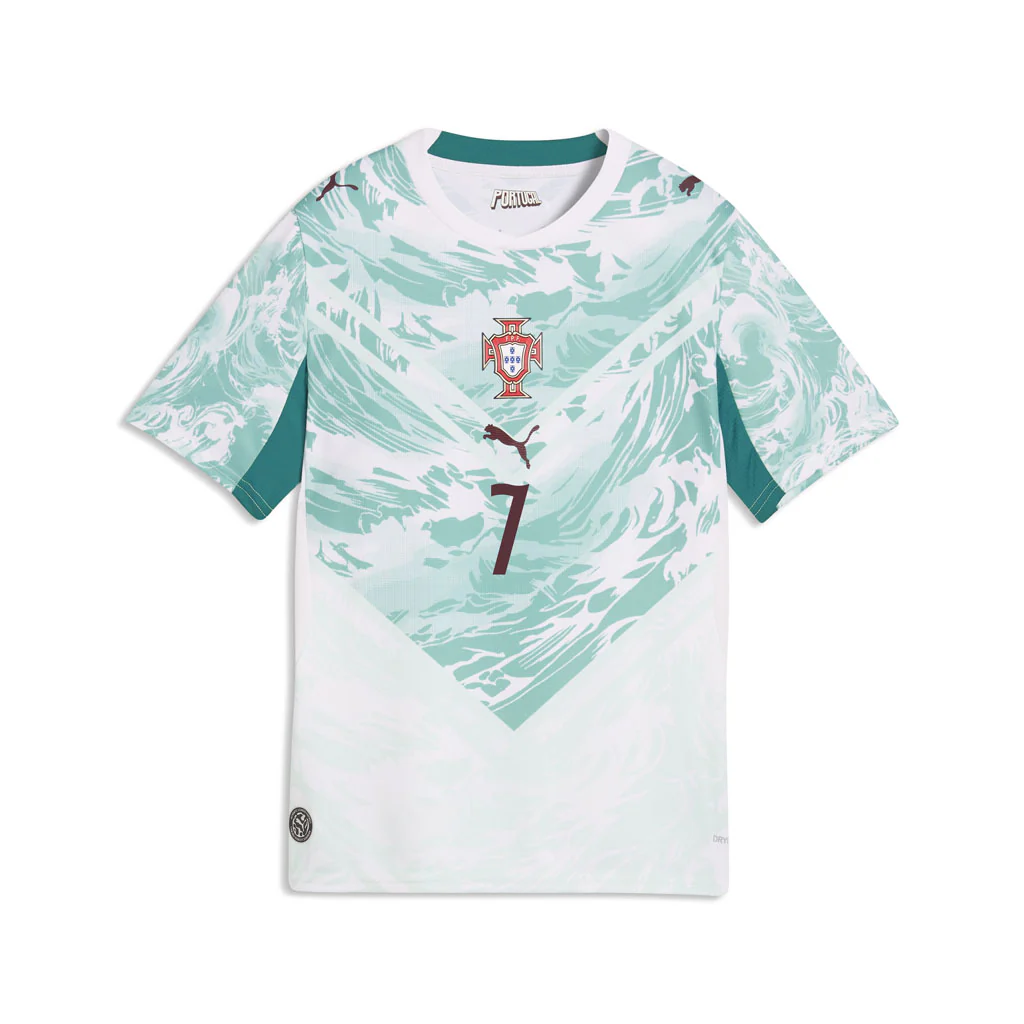 Portugal National Team Cristiano Ronaldo Youth Puma 2026 Away Replica Jersey - White