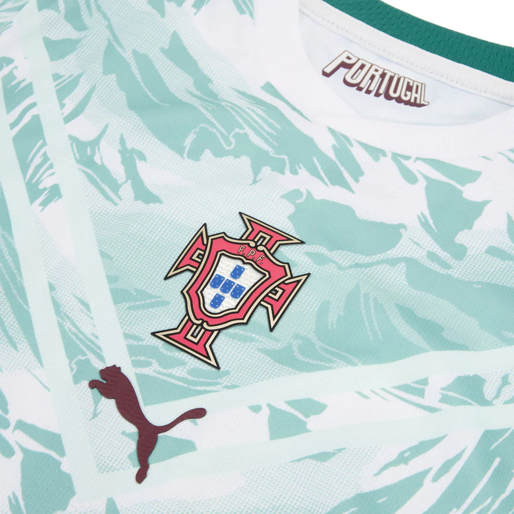 Portugal National Team Cristiano Ronaldo Youth Puma 2026 Away Replica Jersey - White - Image 3
