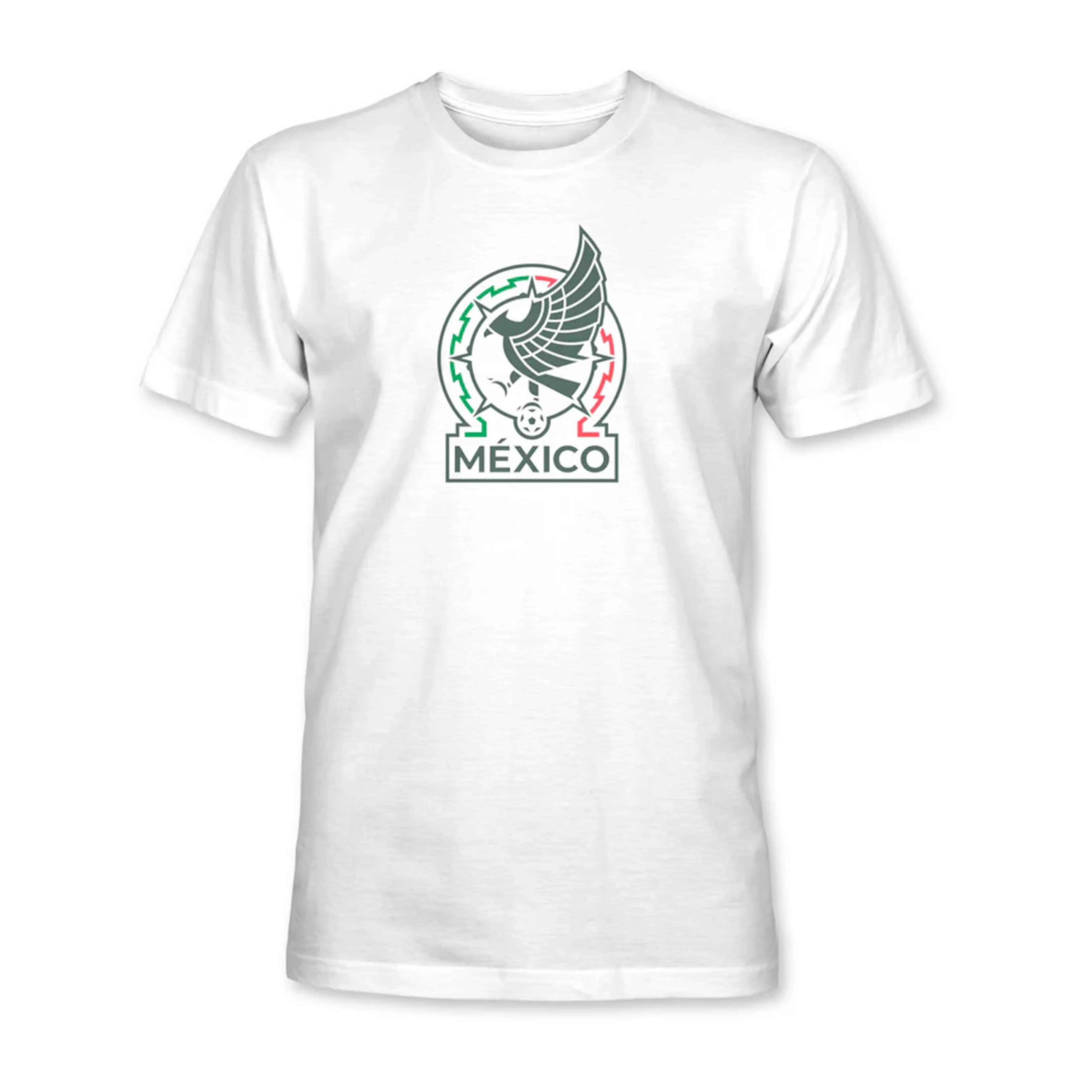 Mexico National Team 1863 FC Team Logo Cotton T-Shirt- White