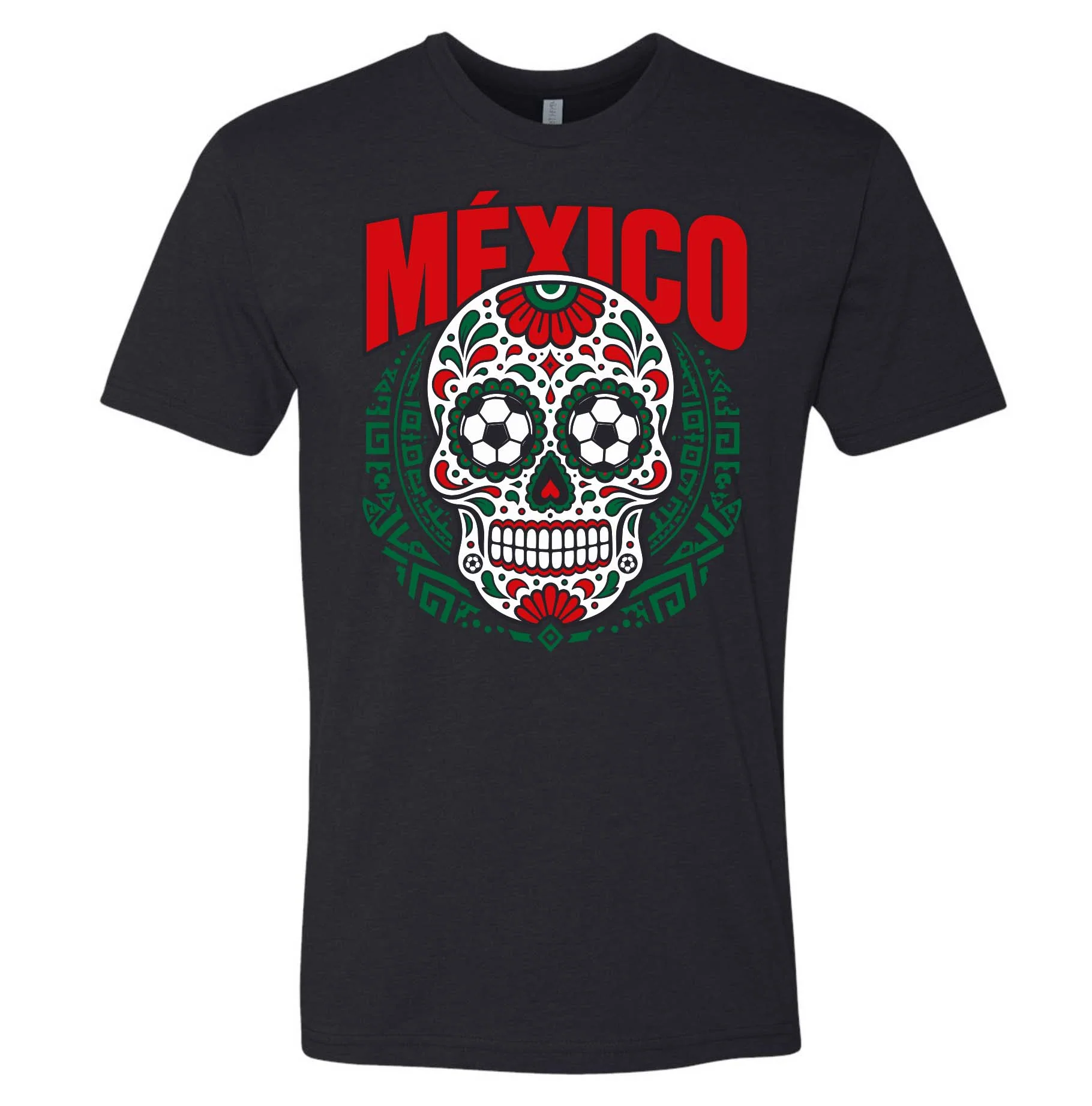 Mexico Comfort Colors Sugar Skull T-Shirt- Black