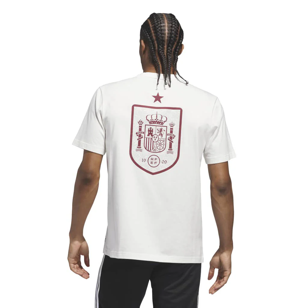 Spain National Team adidas 2026 World Cup Away T-Shirt - White - Image 3