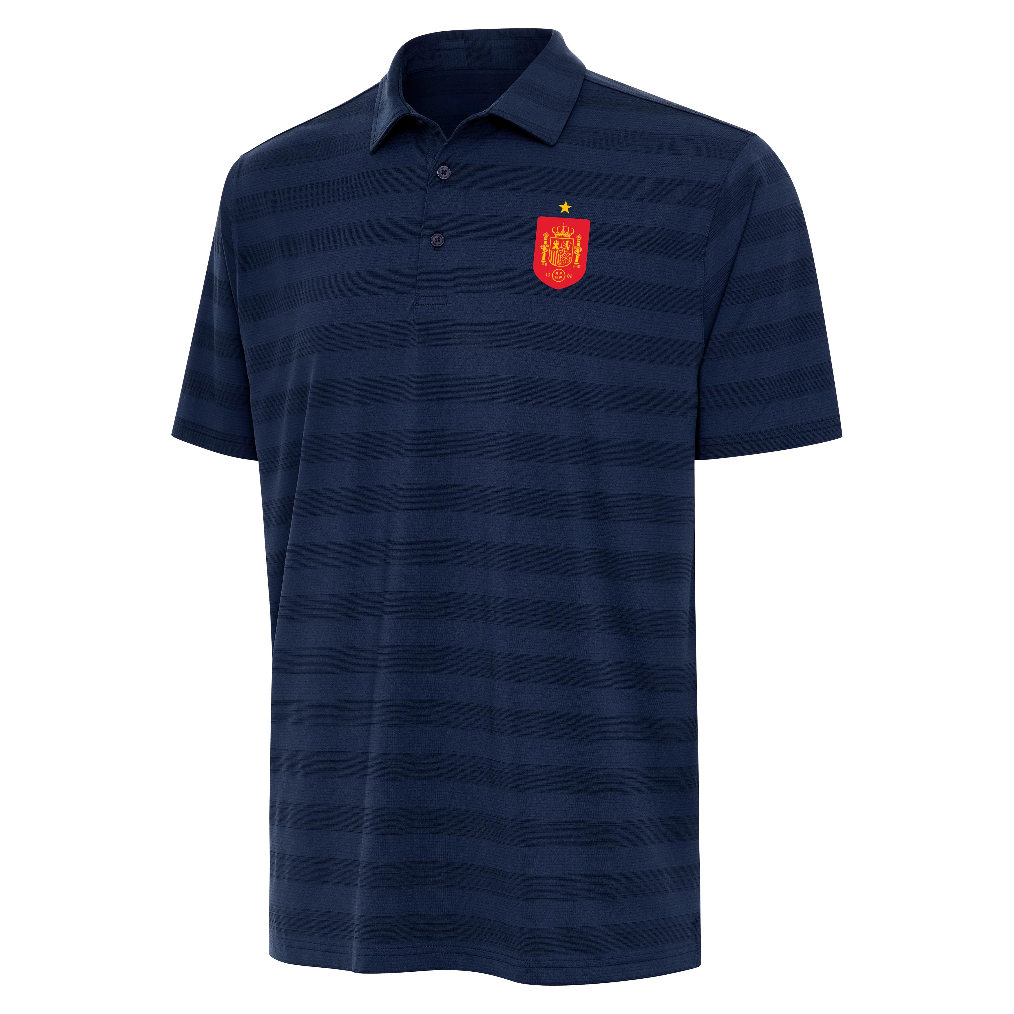 Spain National Team Antigua Men's Channel Polo - Navy