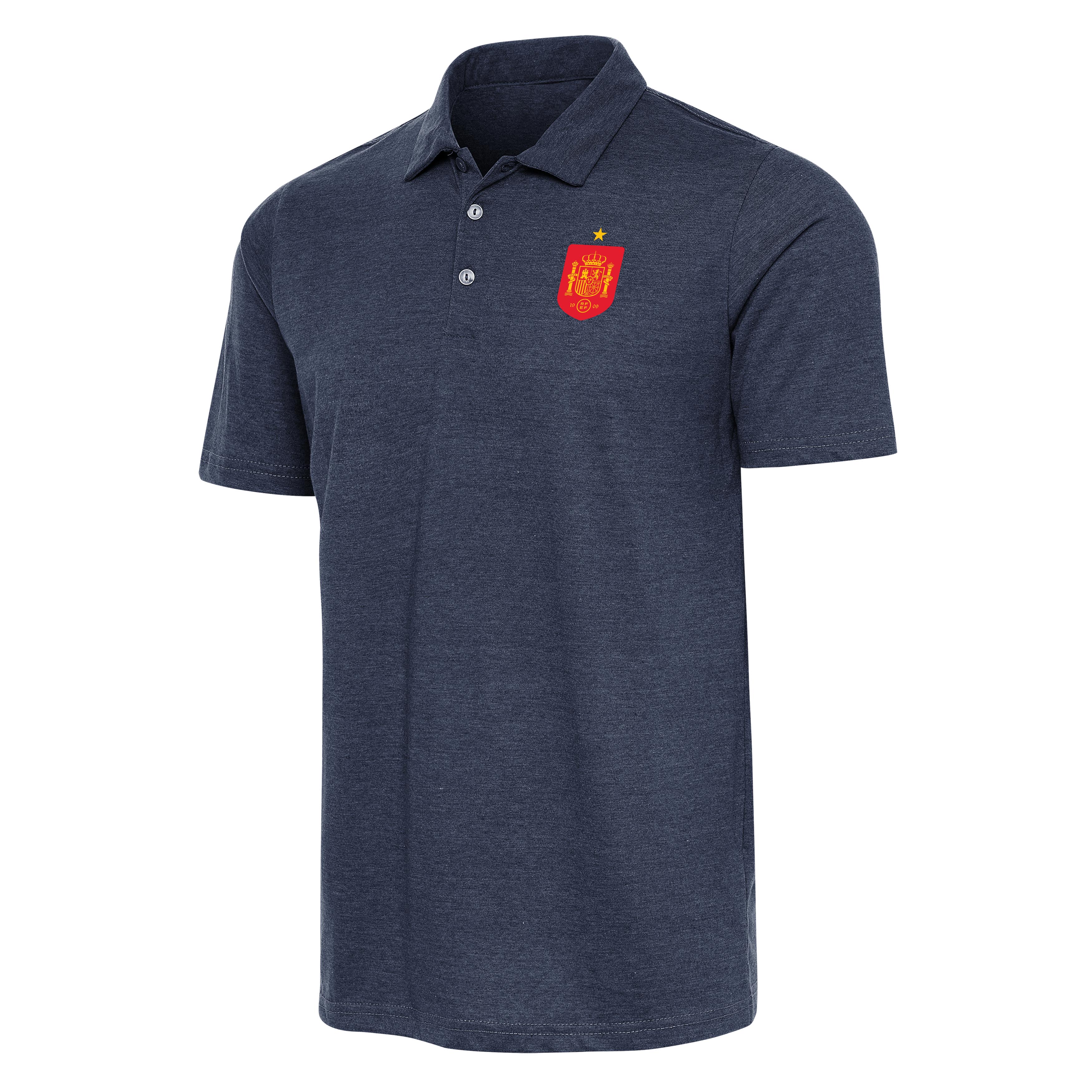 Spain National Team Antigua Men's Peak Polo - Navy