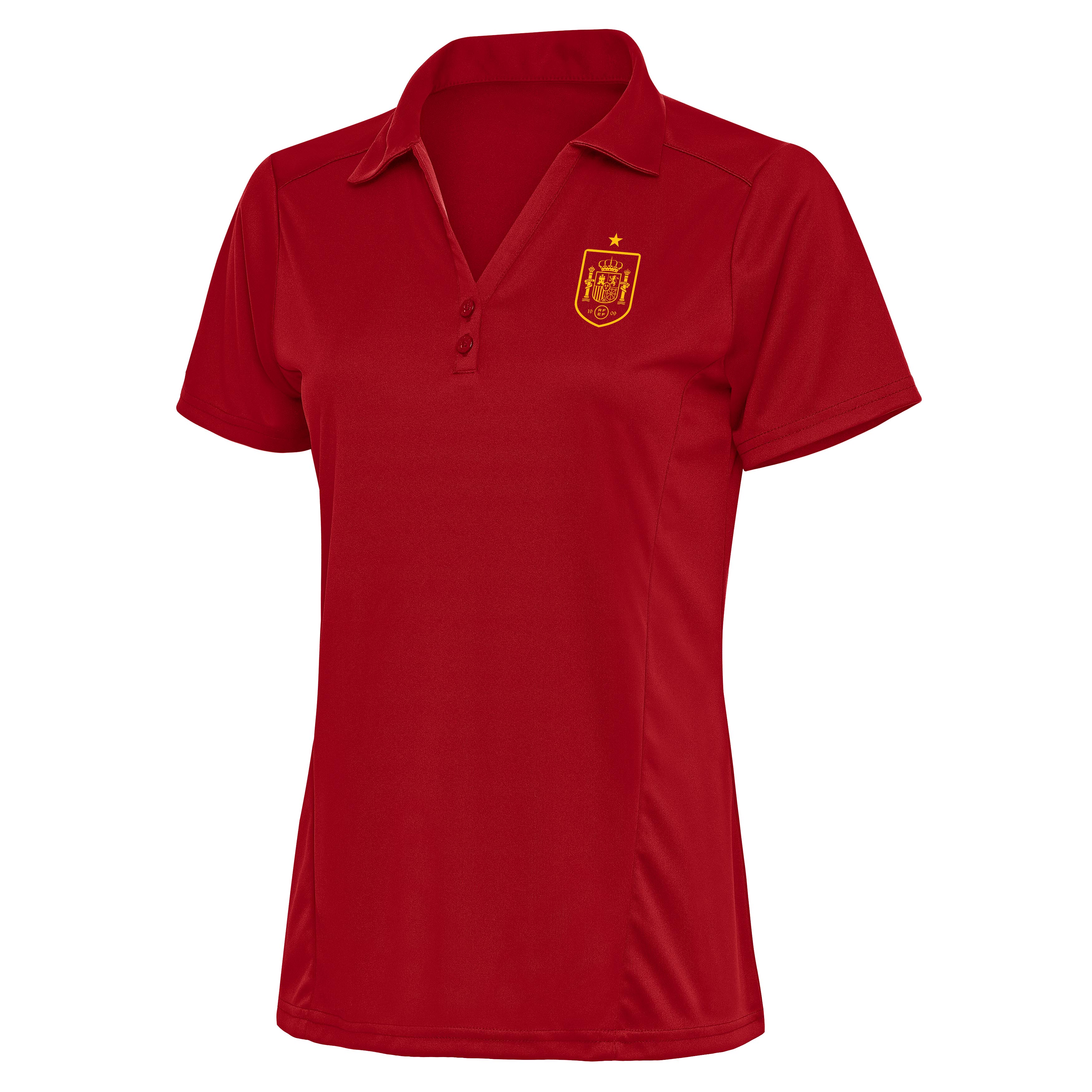Spain National Team Antigua Women's Statement Polo - Red