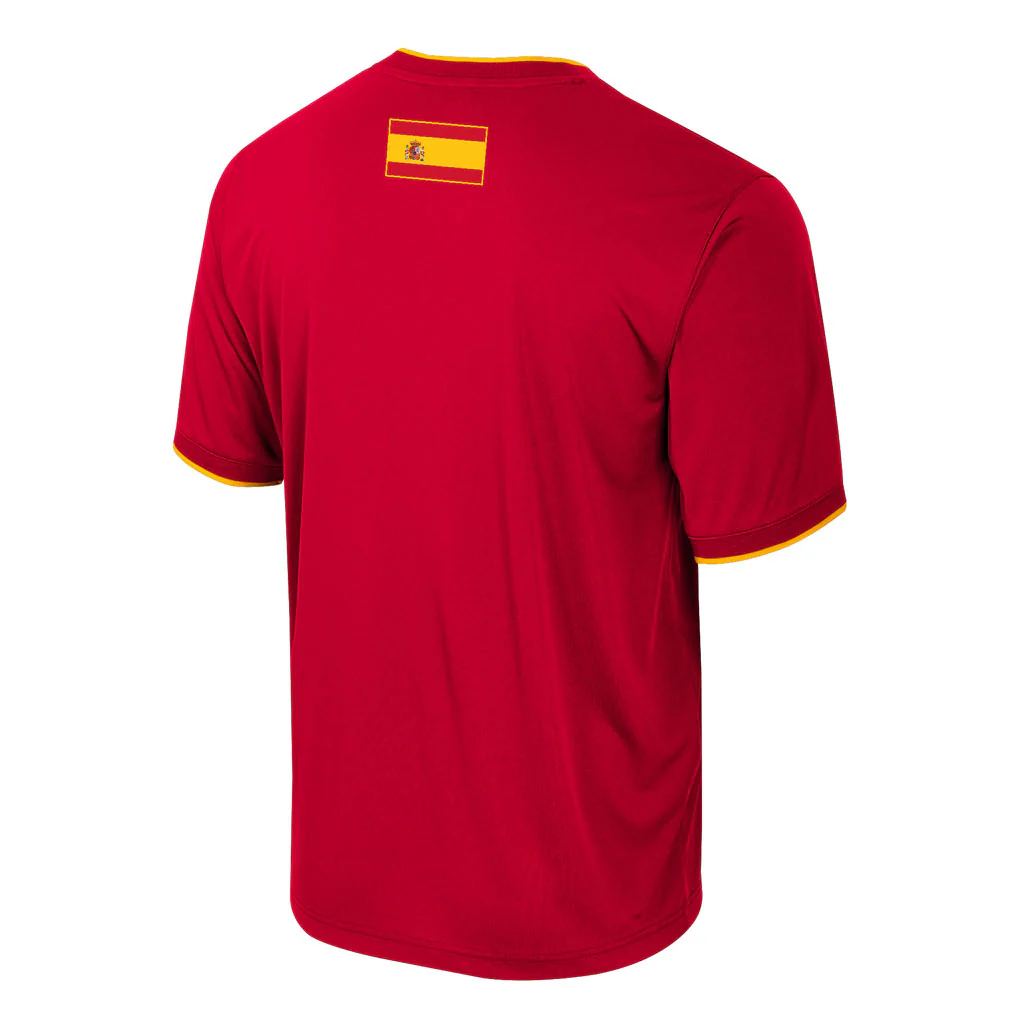 Spain National Team Colosseum 2026 World Cup Spring Soccer Jersey - Red - Image 2