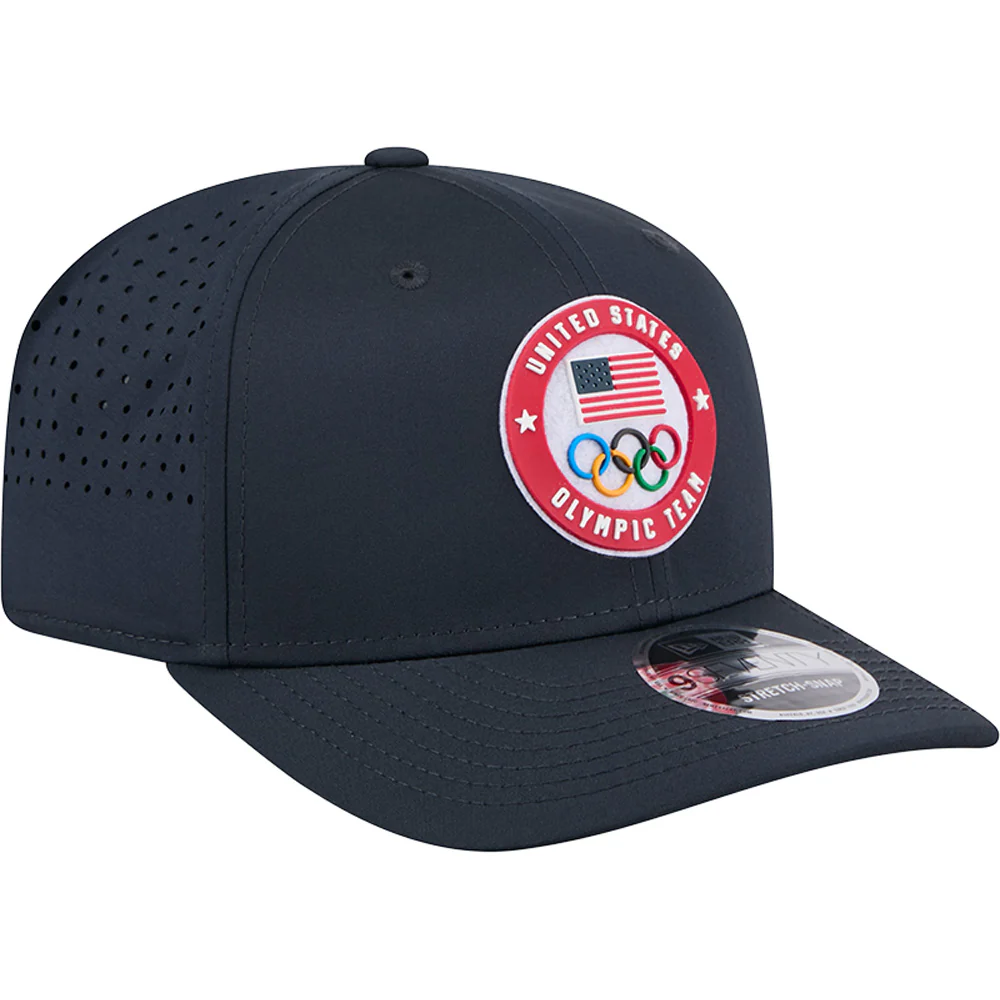 Team USA New Era Perform 9SEVENTY Strech-Snapback Hat - Image 2