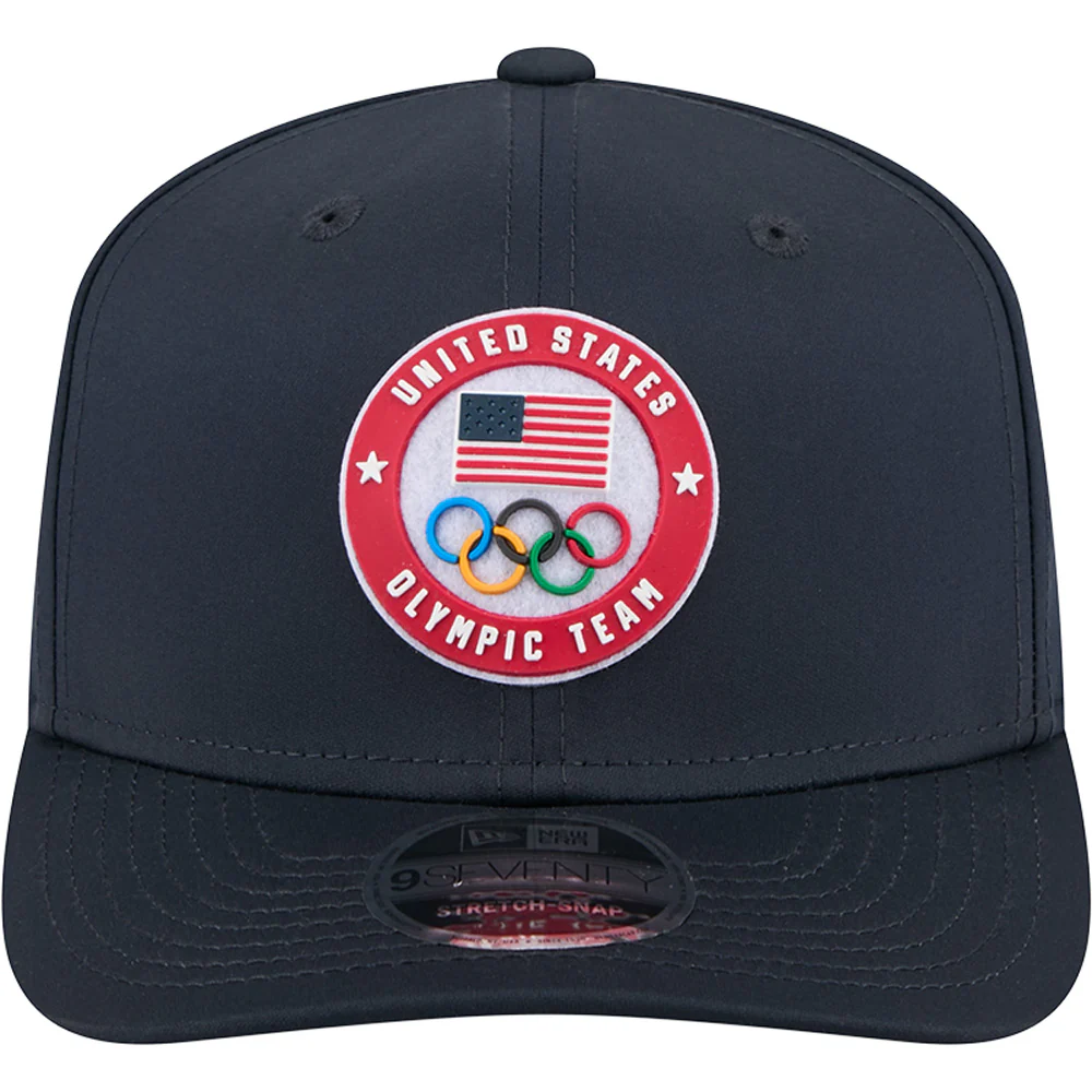 Team USA New Era Perform 9SEVENTY Strech-Snapback Hat - Image 3