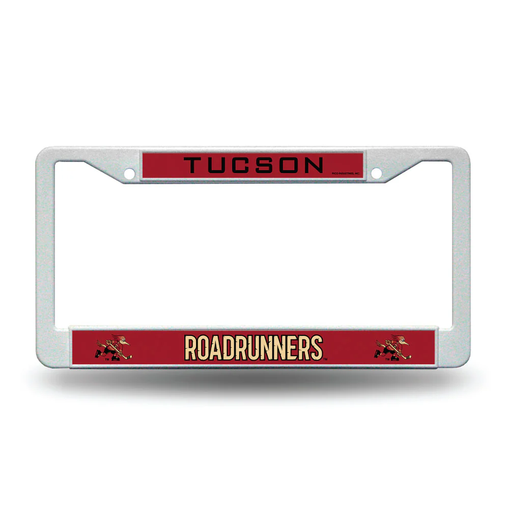 Tucson Roadrunners Rico Plastic License Plate Frame