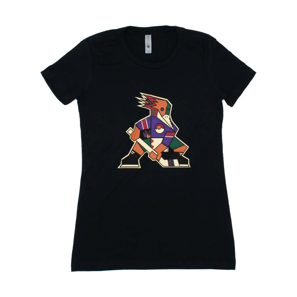 Tucson Roadrunners Women's Kachina Logo T-Shirt - Black