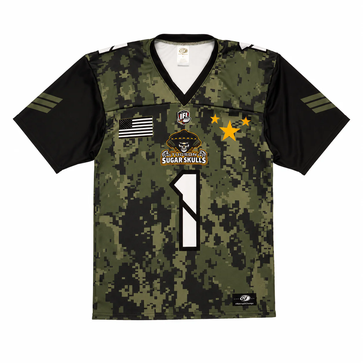Tucson Sugar Skulls 2026 Military Appreciation Jersey - Green